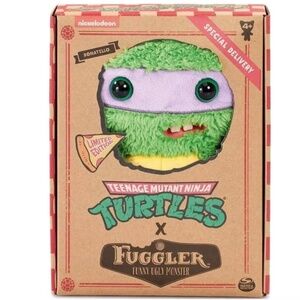 Fuggler Ugly Monster Donatello Ninja Turtle Plush Figure Limited Edition, Green